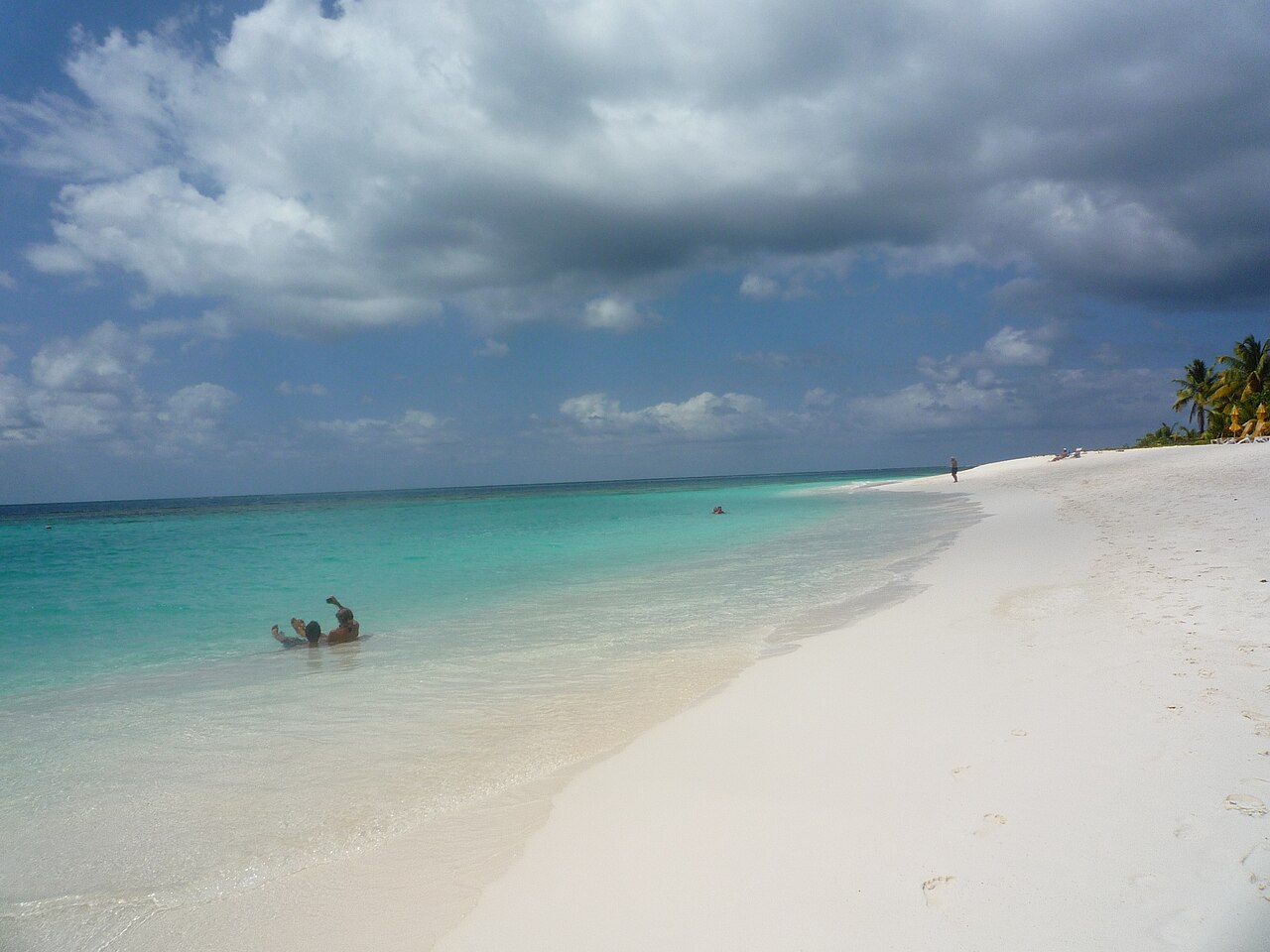 White sand and turquoise water at Shoal Bay East, Anguilla