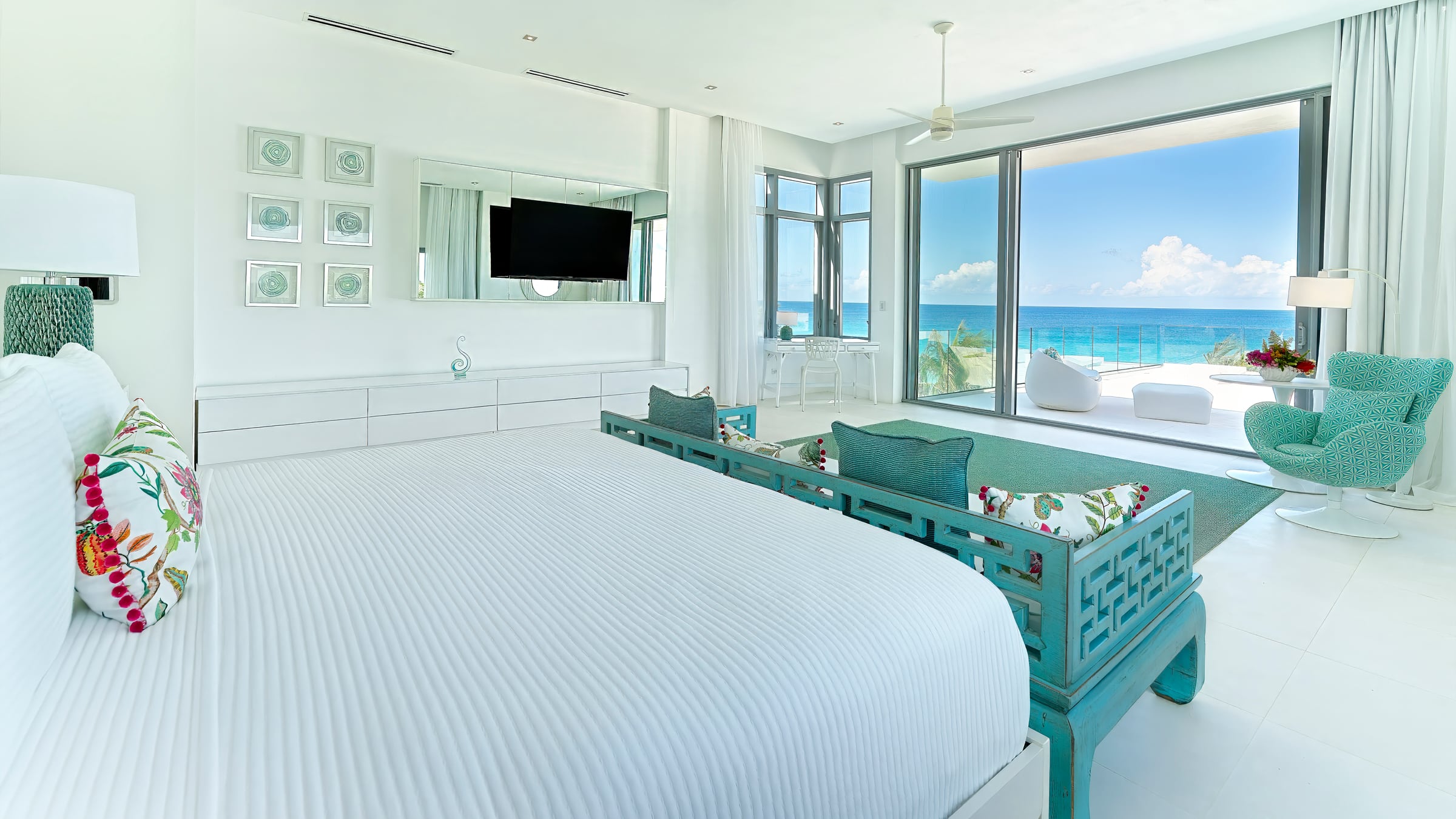 Primary bedroom at Anguilla Beach House