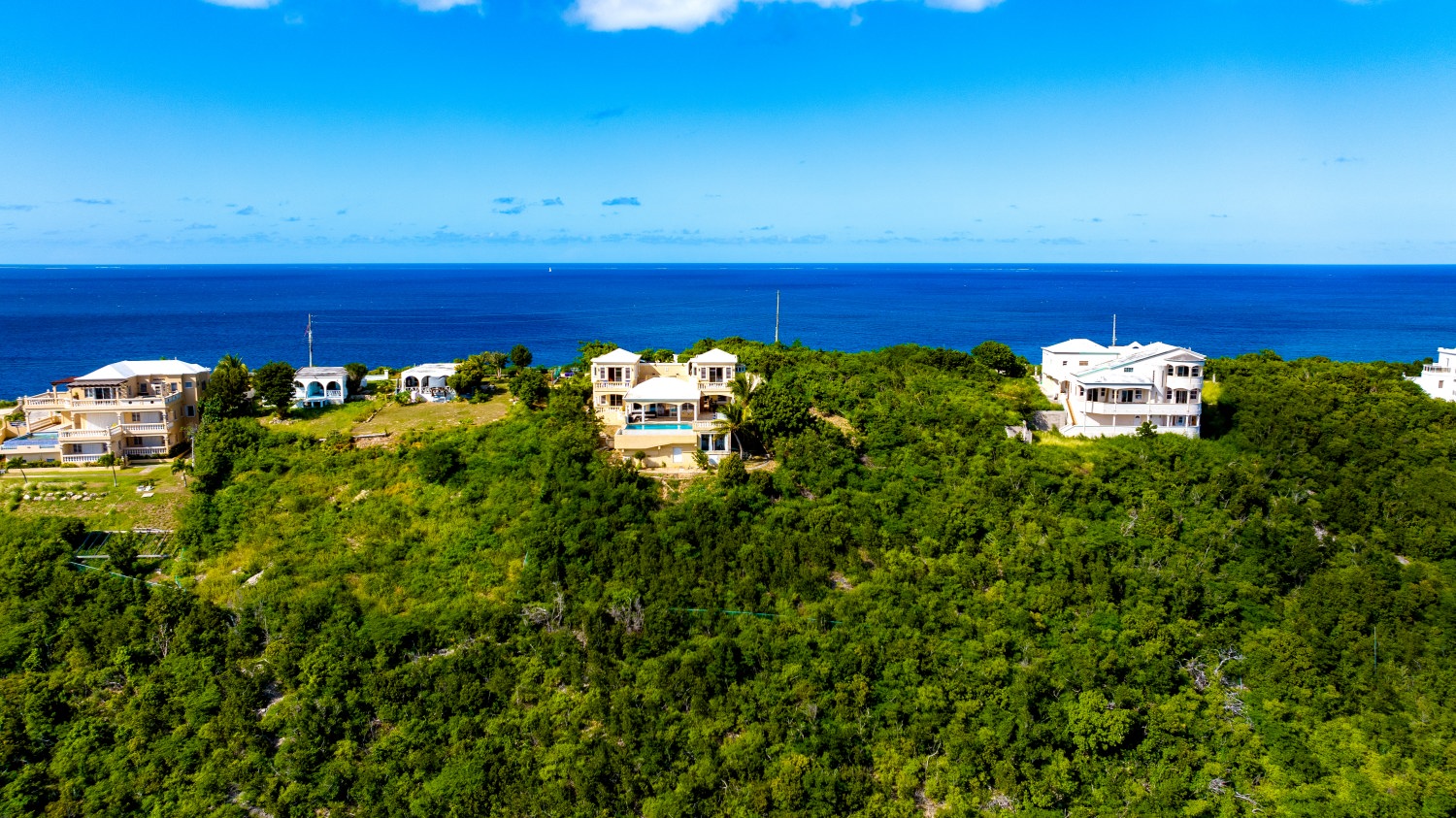 Panoramic sea view from Spyglass Hill Villa